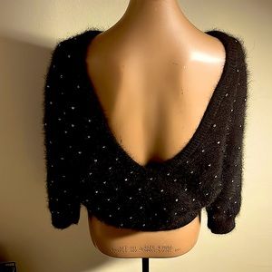 Rare cashmere v back sweater.